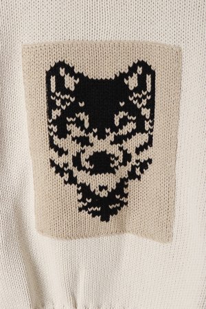 画像3: SUSS KNITS Bailey Unisex Patch Sweater{-BEA}