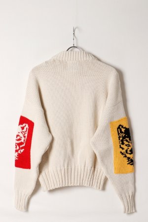 画像6: SUSS KNITS Bailey Unisex Patch Sweater{-BEA}