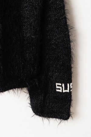 画像3: SUSS スス FUZZY ROLLNECK LOGO SWEATER{-BFA}
