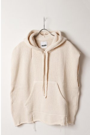 画像1: SUSS スス HOODIE VEST{-BFA}