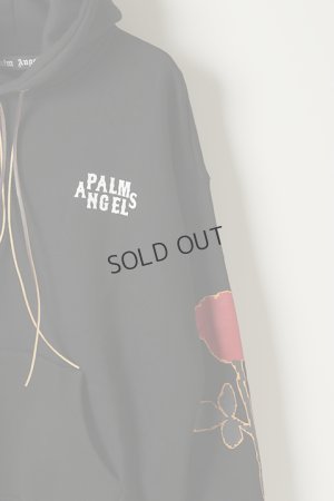 画像3: {SOLD}Palm Angels パームエンジェルス SIDE ROSES HOODY BLACK RED{PMBB058E20FLE011-1025-BJA}