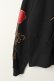 画像4: Palm Angels パームエンジェルス SIDE ROSES HOODY BLACK RED{PMBB058E20FLE011-1025-BJA} (4)