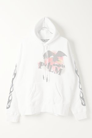 画像1:   Palm Angels パームエンジェルス FLAME EAGLE HOODY WHITE MULTICOLOR{PMBB058E20FLE002-0184-BJA}