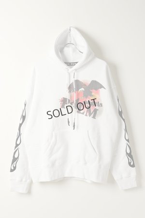 画像1: {SOLD}Palm Angels パームエンジェルス FLAME EAGLE HOODY WHITE MULTICOLOR{PMBB058E20FLE002-0184-BJA}