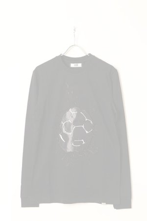 画像1:   BALR. ボーラー OLAF STRAIGHT SATIN FOOTBALL LONGSLEEVE T-SHIRT{B1111.1032-BBA}