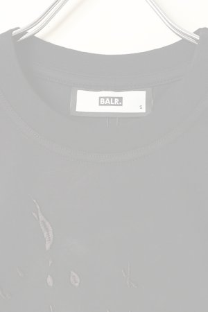 画像2:   BALR. ボーラー OLAF STRAIGHT SATIN FOOTBALL LONGSLEEVE T-SHIRT{B1111.1032-BBA}