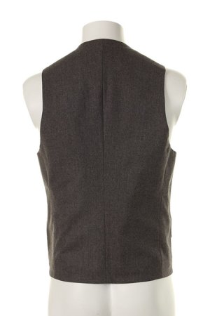 画像2: AKM エイケイエム SHINY 'STRETCH WOOL SUPER120 GILET{-AFA}