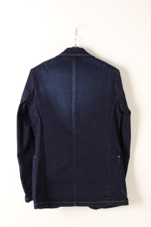 画像2: 【 50%OFF セール｜99,000円→49,500円】 AKM エイケイエム ULTRA STRETCH DENIM 12.3oz 2B JKT{B333-CNU147-DN54-AIA}