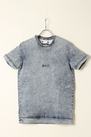 画像1: BALR. ボーラー 【日本限定コレクション】Q-SERIES SHORT SLEEVE SWEATER{B1112.1062-ACIDBLUE-BAA}