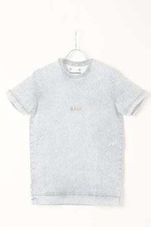画像1:   BALR. ボーラー 【日本限定コレクション】Q-SERIES SHORT SLEEVE SWEATER{B1112.1062-ACIDBLUE-BAA}