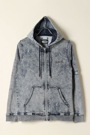 画像1: 【 50%OFF セール｜37,400円→18,700円】 BALR. ボーラー 【日本限定コレクション】Q-SERIES ZIPPED HOODIE{B1261.1026-ACIDBLUE-BAA}
