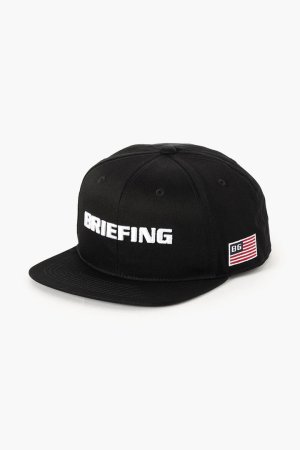 画像1: ブリーフィング ゴルフ BRIEFING MEN’S BASIC FLAT VISOR CAP{-BFS}