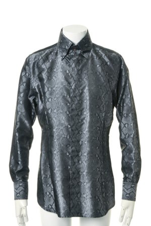 画像1: ▽ 70%OFF アウトレットセール85,800円→25,740円▽ BACKBONE THE BASIS バックボーン・ザ・ベイシス PYTHON SHIRT{-}