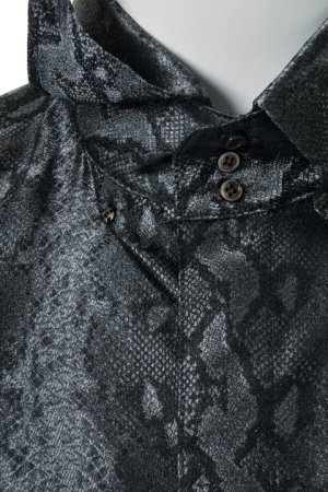 画像4: ▽ 70%OFF アウトレットセール85,800円→25,740円▽ BACKBONE THE BASIS バックボーン・ザ・ベイシス PYTHON SHIRT{-}