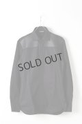 {SOLD}Neil Barrett ニールバレット POPELINE + FRAMIS PATCHES SHIRT TIE{BCM1042C-H133C-0101-AHA}