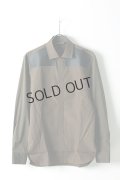 {SOLD}Neil Barrett ニールバレット POPELINE + FRAMIS PATCHES SHIRT TIE{BCM1042C-H133C-444-AHA}