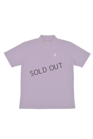 画像1: {SOLD}レザレクション｜Resurrection メンズ GMジャガード半袖モックネック{-BDA}