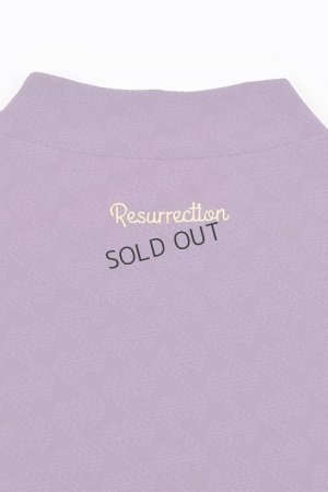 画像5: {SOLD}レザレクション｜Resurrection メンズ GMジャガード半袖モックネック{-BDA}