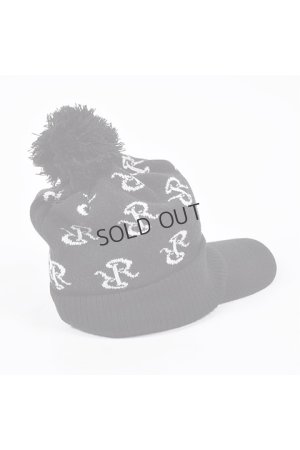 画像5: {SOLD}レザレクション｜Resurrection RRロゴポンポンニットバイザーキャップ{-BDA}