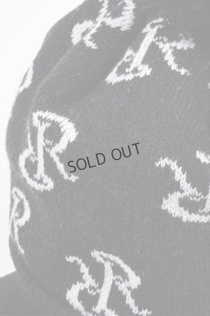 画像8: {SOLD}レザレクション｜Resurrection RRロゴポンポンニットバイザーキャップ{-BDA}