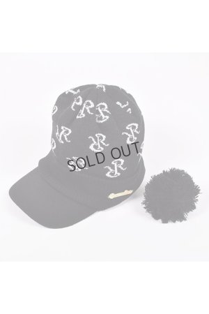 画像10: {SOLD}レザレクション｜Resurrection RRロゴポンポンニットバイザーキャップ{-BDA}