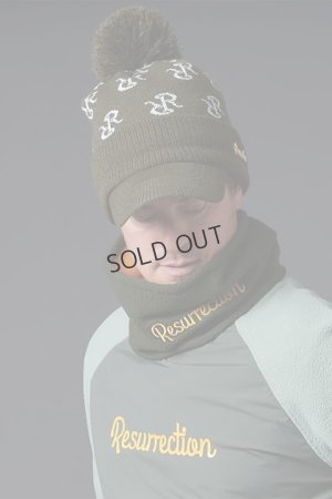 画像2: {SOLD}レザレクション｜Resurrection RRロゴポンポンニットバイザーキャップ{-BDA}