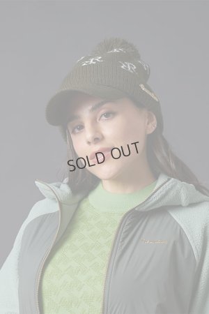 画像5: {SOLD}レザレクション｜Resurrection RRロゴポンポンニットバイザーキャップ{-BDA}