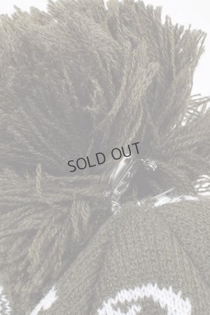 画像10: {SOLD}レザレクション｜Resurrection RRロゴポンポンニットバイザーキャップ{-BDA}