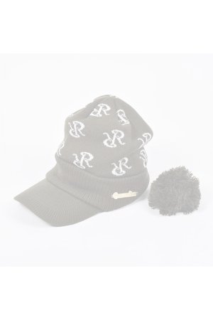 画像11:  {SOLD} レザレクション｜Resurrection RRロゴポンポンニットバイザーキャップ{-BDA}