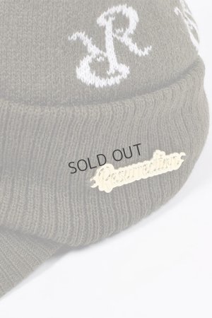 画像12: {SOLD}レザレクション｜Resurrection RRロゴポンポンニットバイザーキャップ{-BDA}