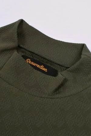 画像7: 【 30%OFF セール24,200円→16,940円】 レザレクション｜Resurrection メンズ GMジャガードモックネック{-BES}