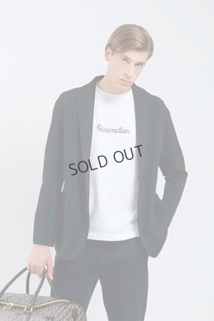 画像1: {SOLD}レザレクション｜Resurrection ニットテーラードジャケット{-BES}