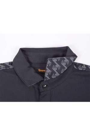 画像4: 【 30%OFF セール27,500円→19,250円】 レザレクション｜Resurrection メンズ バックGMワイドポロシャツ{-BES}