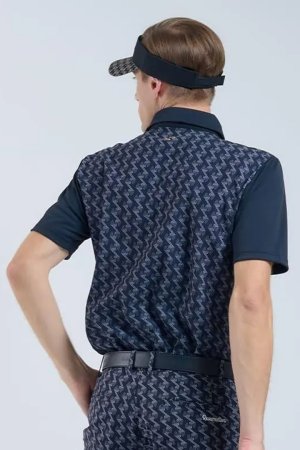 画像7: 【 30%OFF セール27,500円→19,250円】 レザレクション｜Resurrection メンズ バックGMワイドポロシャツ{-BES}