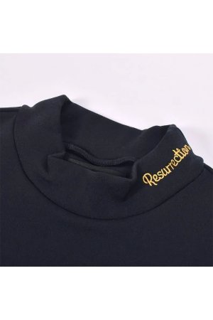 画像6: レザレクション｜Resurrection メンズ ウォームインナーモックネックL/S{-BEA}