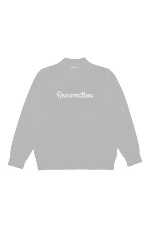 画像1: レザレクション｜Resurrection メンズ エアシャットモールヤーンハイネックニット{-BEA}