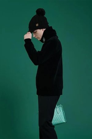 画像4: レザレクション｜Resurrection メンズ エアシャットモールヤーンハイネックニット{-BEA}