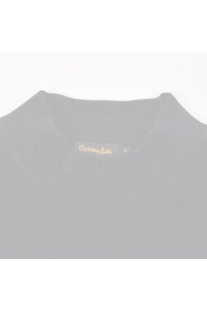 画像6: レザレクション｜Resurrection メンズ エアシャットモールヤーンハイネックニット{-BEA}