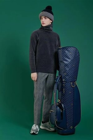 画像3: レザレクション｜Resurrection メンズ エアシャットモールヤーンハイネックニット{-BEA}