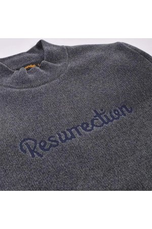 画像7: レザレクション｜Resurrection メンズ エアシャットモールヤーンハイネックニット{-BEA}