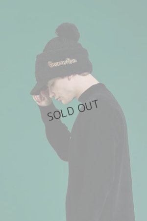 画像3: {SOLD}レザレクション｜Resurrection バイザーニットキャップ(ネックウォーマー付き){-BEA}