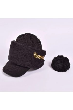 画像8: レザレクション｜Resurrection バイザーニットキャップ(ネックウォーマー付き){-BEA}