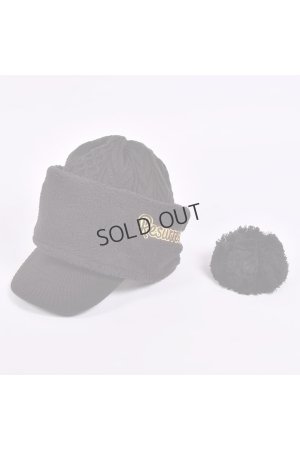 画像8: {SOLD}レザレクション｜Resurrection バイザーニットキャップ(ネックウォーマー付き){-BEA}