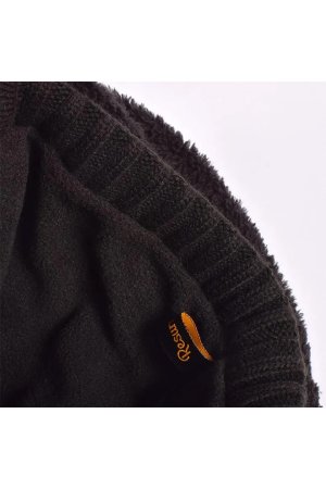 画像14: レザレクション｜Resurrection バイザーニットキャップ(ネックウォーマー付き){-BEA}