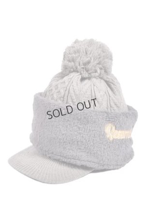 画像1: {SOLD}レザレクション｜Resurrection バイザーニットキャップ(ネックウォーマー付き){-BEA}