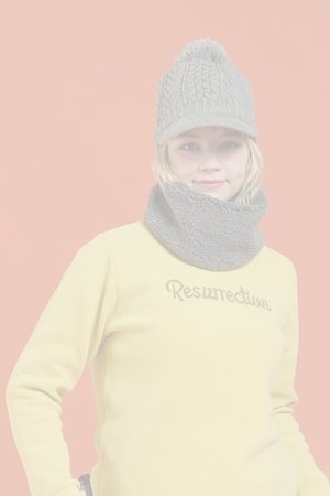 画像3:   レザレクション｜Resurrection バイザーニットキャップ(ネックウォーマー付き){-BEA}