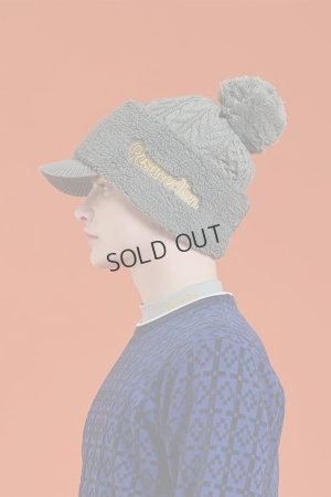 画像5: {SOLD}レザレクション｜Resurrection バイザーニットキャップ(ネックウォーマー付き){-BEA}