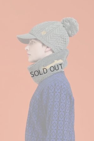 画像8: {SOLD}レザレクション｜Resurrection バイザーニットキャップ(ネックウォーマー付き){-BEA}