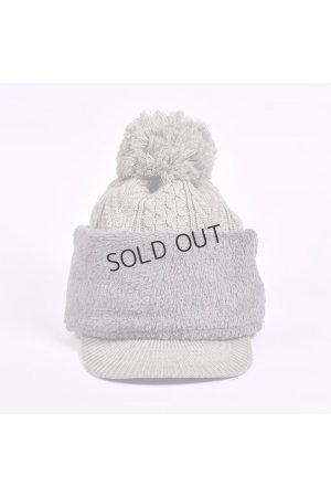 画像10: {SOLD}レザレクション｜Resurrection バイザーニットキャップ(ネックウォーマー付き){-BEA}