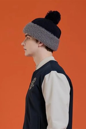 画像4: レザレクション｜Resurrection 2トーンポンポンニットキャップ{-BEA}